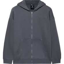 Skechers M Essential Full Zip Hoodie Sweatshirt Erkek Gri Sweatshirt S2610014-3998