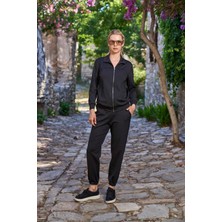 Cossy By Aqua Kadın Siyah Eşofman Takımı 26001