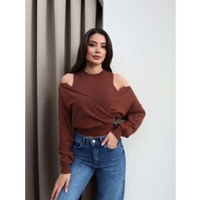 Esra Helvacı Çift Katlı Triko Hırka Kazak