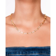 Pastelastore Chic Kolye - Zarif Zirkon Taşlı | 14 Ayar Altın Kaplama