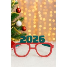 2’li Asya Design 2026 Yılbaşı Aile Parti Gözlüğü (Yetişkin + Çocuk)