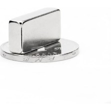 50 Adet 20X10X5 mm Neodyum Magnet N35 Güçlü Mıknatıs Köşeli ve Dayanıklı Nikel Kaplama