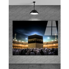Marsilyan Kabe Mekke Cam Tablo Ev Dekorasyon,balkon Dekorasyonu,dekoratif,duvar Tablo,mutfak Tablo