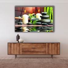 Marsilyan Mum Taş Spa Cam Tablo