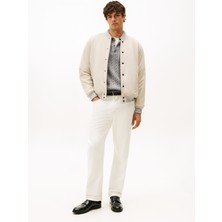 Tommy Hilfiger Bisiklet Yaka Gri Erkek Sweatshırt MW0MW40056P97_CREST Graphıc Reversı