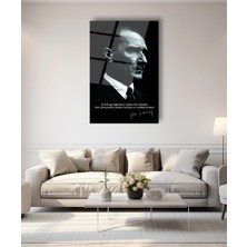 Marsilyan Atatürk Gençliğe Hitabe Cam Tablo