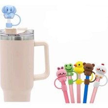 Stanley Uyumlu Pipet Tıpası Fil Pipet Tıpası Quencher Pipet Tıpası Fil Figürlü Pipet Tıpası