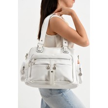 Çanta Trend Lizbon/yumuşak Deri Çok Bölmeli Kadın Omuz Çantası