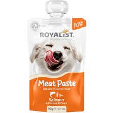 Lummed Royalist - Yetişkin Köpekler Için Somonlu Havuçlu ve Bezelyeli Yaş Mama Ezmesi 90 gr