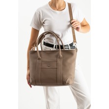 Çanta Trend Mega Polo Suni Deri Çapraz Askılı Omuz Çantası