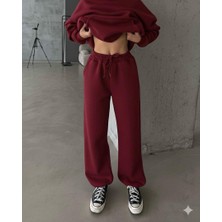 LaSunza 3 Iplik Şardonlu Bisiklet Yaka Eşofman Takımı