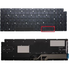 Ultrax Dell 7501, 7506, 7590, 7591, 5590, 5593, 5594, P90F Klavye Siyah Tr Işıklı Tr