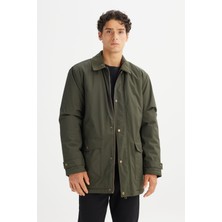 Lee Sıcak Tutan Regular Fit Normal Kesim Içi Polarlı Cepli Parka