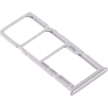 OEM Samsung A71 A715 Sim Çekmecesi Silver + Hafıza Kartı Yuvası