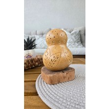 Çiğ Damlası Kabak Tasarım Çiğ Damlası Kabak Lamba Mini Mumluk