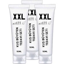 Kuş Büüyütücü Xxlcream Men Enlarger 3 Tane 50 ml Erkeklere Özel Boyut Kremi