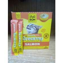 Delibon Extra Vitaminli Şekersiz Somonlu  Kedi Ödülü 15 Gram x 10 Adet