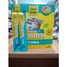 Delibon Extra Vitaminli Şekersiz Kedi Ödülü Ton Balıklı 15 Gram x 10 Adet