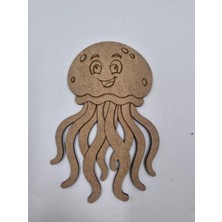 Empressco Sevimli Deniz Anası Ahşap Boyama Seti, Okul, Etkinlik, Sanat, 15X12 Cm, 5 Adet