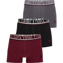 U.S. Polo Assn. Erkek 3'lü Boxer Takımı 50318648-VR014