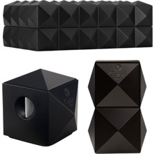 Colibri Quasar Çakmak Kesici Humidor Siyah Üçlü Puro Seti