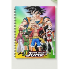 Black-One One Piece A5 Metal Spiralli Çizgisiz  kalın bristol Kapak ÖZEL TASARIM TEMALI A5 DEFTER