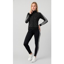 Yusgos Kadın Fermuarlı Dalgıç Scuba Kumaş Yüksek Kaliteli Alt Üst Spor E