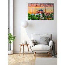 Marsilyan Manzara Günbatımı Cam Tablo