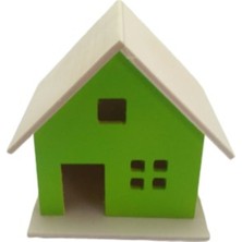 Empressco Yeşil Ahşap Oyuncak Ev, Doğal ve Sevimli Çocuk Odası Dekoru