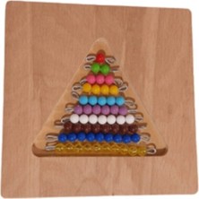 Empressco Kahverengi Boncuk Merdiveni Tepsisi, Şık ve Kullanışlı Ev Dekoru Aksesuarı