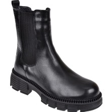 Pullman Hakiki Deri Içi Müflonlu Kadın Bot KMP-334713   Siyah