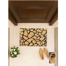 Chandler Home Stützmauer 40X60 cm Coco Kapı Önü Paspası Taş Desen