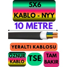 Avarson Öznur 5x6 Nyy (Yeraltı Kablosu) Metre Seçenekli