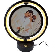 Defne Toprak Işıklı Fotoğraf Çerçevesi