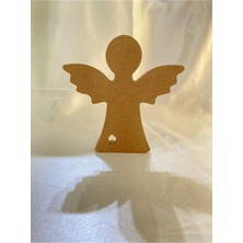 Empressco Beyaz Melek Figür Mdf, Şık ve Dekoratif Ev Aksesuarı