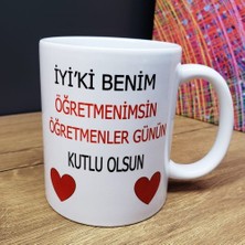 Defne Toprak Öğretmene Hediye Kupa Bardak