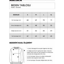 Abluka Online Erkek Oversize Balıkçı Yaka Boğazlı Kazak Ekru