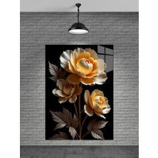 Marsilyan Çiçek Cam Tablosu Ev Dekorasyon,balkon Dekorasyonu,dekoratif,duvar Tablo,mutfak Tablo,hediyelik