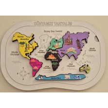 Empressco Eğlenceli ve Öğretici Dünya Yapısı Katmanlar ve Kıtalar Yapboz Oyunu