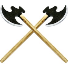 Empressco Doğal Ahşap Kayı Baltası Çocuk Oyuncak Seti 2'li Beyaz Renk