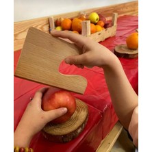 Empressco Beyaz Ahşap Çocuk Güvenli Bıçak, Sağlıklı ve Eğlenceli Kullanım Için Tasarlandı