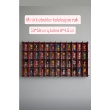 Empressco Küçük Figür Oyuncak Bebek Ahşap Duvar Rafı, Kız Çocukları Için Ideal Koleksiyon Sergileme.