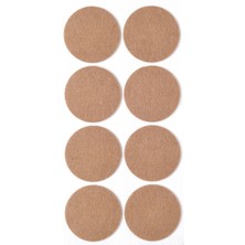 Kitchen Design Lab 8 Adet Yapışkanlı Sandalye, Masa, Koltuk Altı Parke Koruma Keçesi, Yuvarlak, 5,5 cm