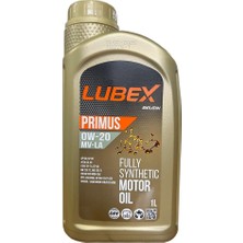 Lubex Primus Mv-La 0W20 1 Lt Partiküllü Motor Yağı