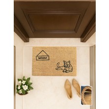 Chandler Home Gatto 40X60 cm Coco Kapı Önü Paspası Kedi