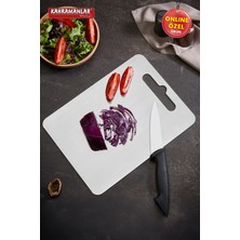 Kahramanlar Kesme Panosu Paslanmaz Çelik Kesme Tahtası 33X25 cm