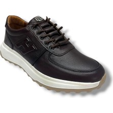 Lion Brothers 2006-26 Hakiki Deri Lastik Bağlı Anatomik Erkek Ayakkabı