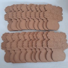 Empressco 20'li Ahşap Çiçekli Aktivite ve Sanat Seti, Kreş ve Yaz Okulu Için Eğlenceli Kutu