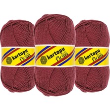 Kartopu Flora El Örgü Ipi 100 Gr. 3 Adet K761