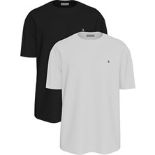 Calvin Klein Erkek Gri - Siyah 2'li T-Shirt